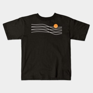 Sunset stripes Kids T-Shirt